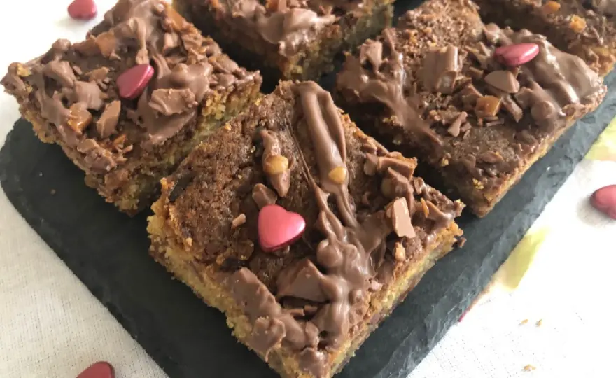 Chocolate chip cookies i långpanna - Baka perfekt!
