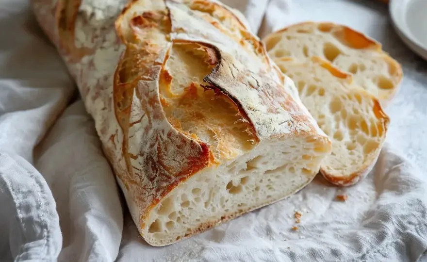 Ciabatta recept - Baka brödet med luftig smula & krispig skorpa