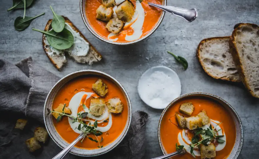 Tomatsoppa med krossade tomater - Bli en mästare på smak!